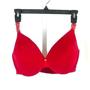 Natori red full coverage bra 36DDD 104